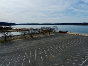 Parking Lot and Lifeguard House.JPG